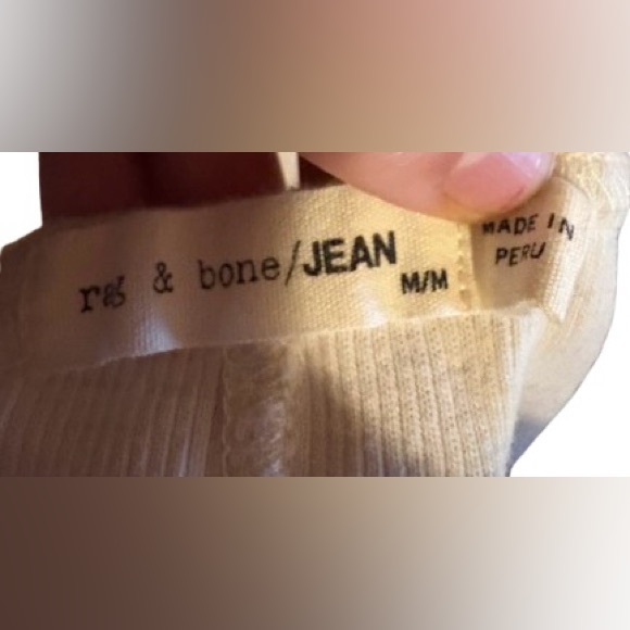 rag & bone/JEAN Ribbed Button Tank Top MM - Picture 2 of 3